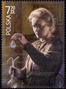 100-lecie Nagrody Nobla z chemii dla Marii Skłodowskiej-Curie znaczek numer 4391
