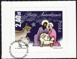 Boże Narodzenie znaczek numer 4393