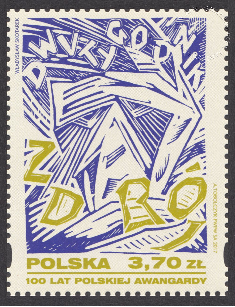 100 lat polskiej awangardy znaczek nr 4799