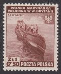 Zniszczenia dokonane przez Niemców w Polsce. Wojsko polskie w Wielkiej Brytanii - znaczek nr H338