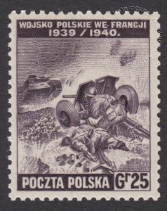 Polskie siły zbrojne w walce z Niemcami - znaczek nr K338