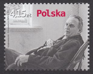 100 rocznica urodzin Czesława Miłosza - znaczek nr 4377