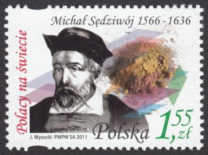 Polacy na świecie - Michał Sędziwój - znaczek nr 4379