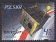 Pierwszy polski satelita naukowy - znaczek nr 4389