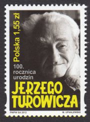 100 rocznica urodzin Jerzego Turowicza - znaczek nr 4443