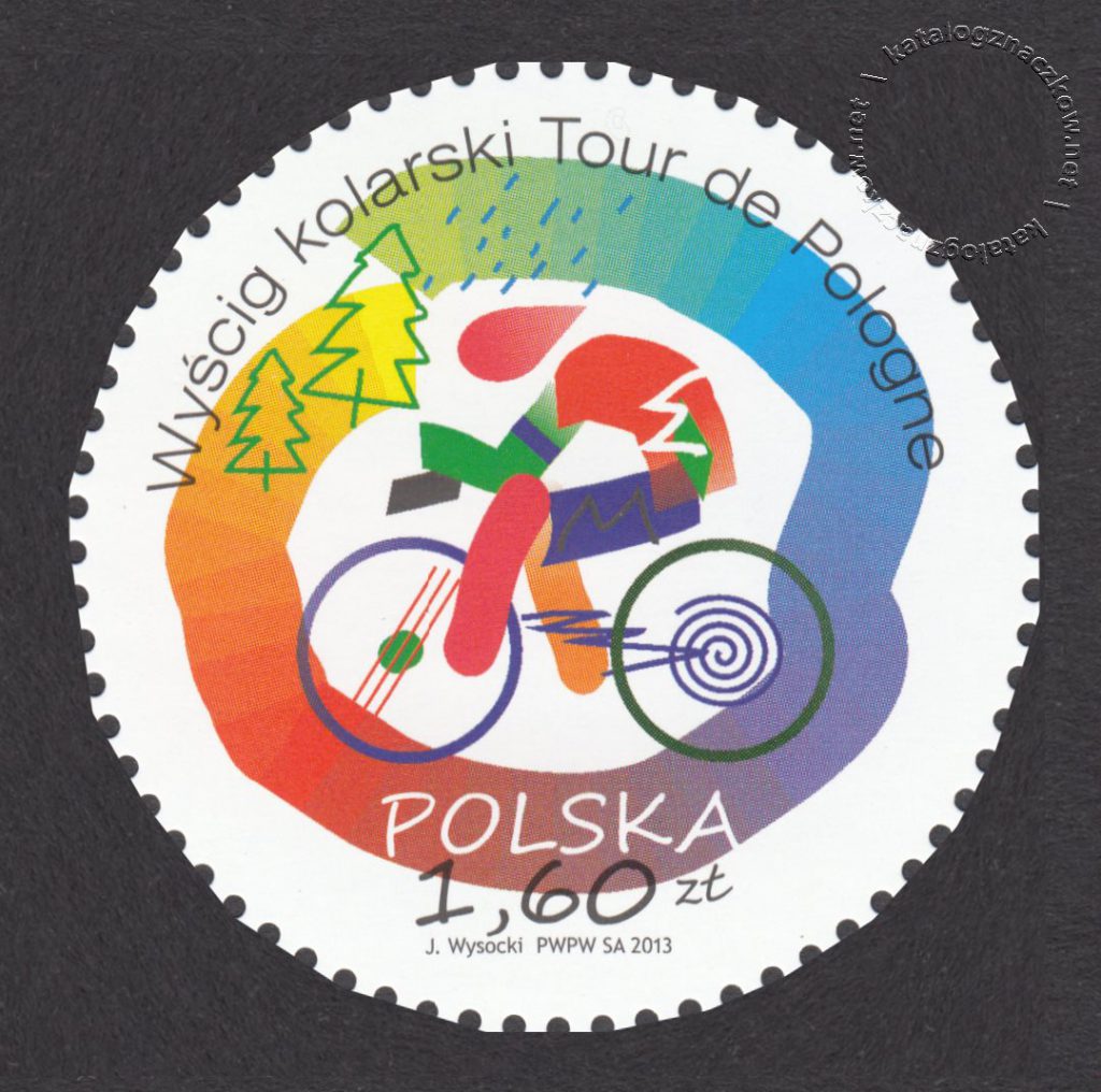 Wyścig kolarski Tour do Pologne - znaczek nr 4469