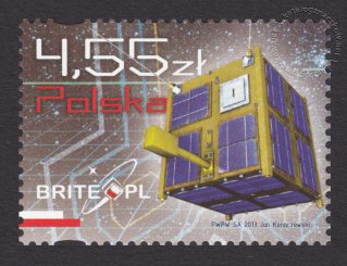 Drugi polski satelita naukowy - znaczek nr 4471