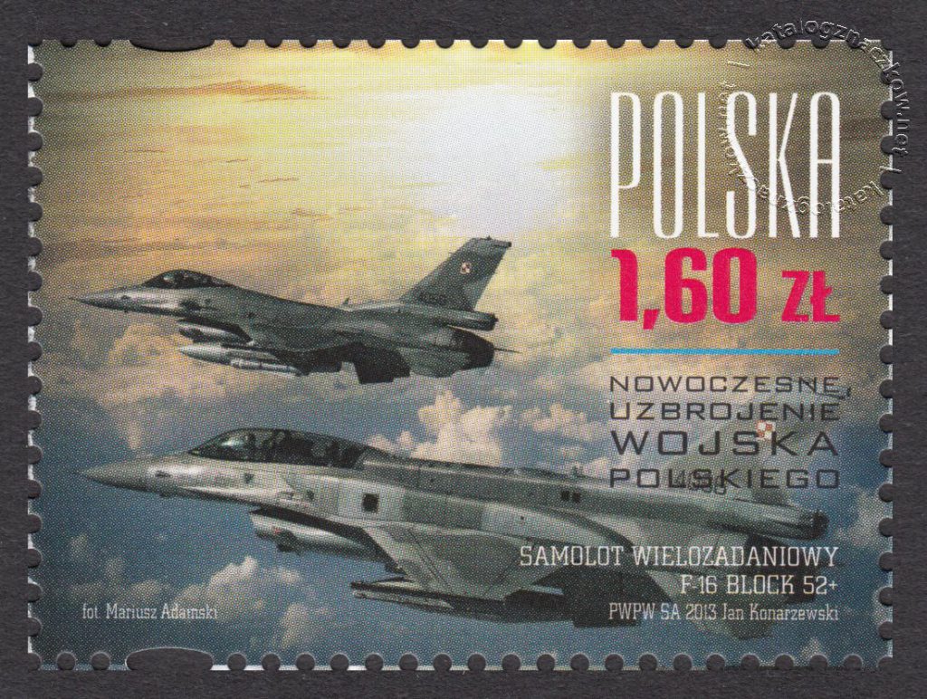 Nowoczesne uzbrojenie Wojska Polskiego - znaczek nr 4474