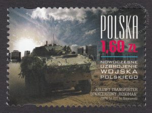 Nowoczesne uzbrojenie Wojska Polskiego - znaczek nr 4475