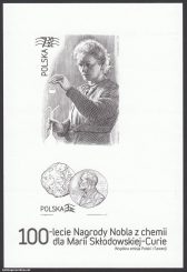 100-lecie Nagrody Nobla z chemii dla Marii Skłodowskiej-Curie - Blok 164C