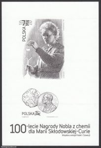 100-lecie Nagrody Nobla z chemii dla Marii Skłodowskiej-Curie - Blok 164C