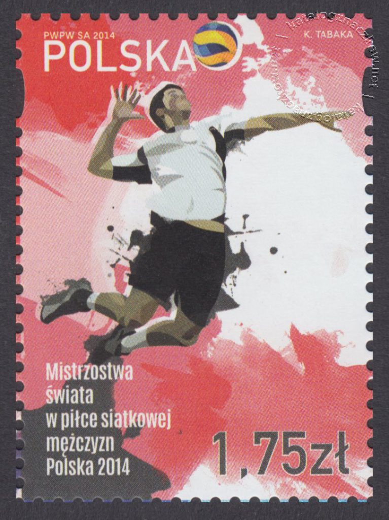 Mistrzostwa świata w piłce siatkowej mężczyzn Polska 2014 - znaczek nr 4549