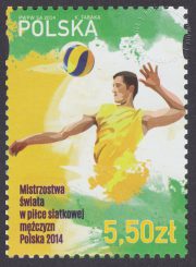Mistrzostwa świata w piłce siatkowej mężczyzn Polska 2014 - znaczek nr 4554