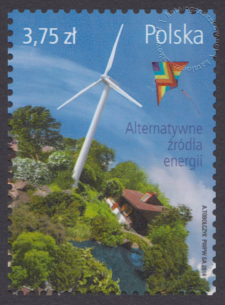 Alternatywne źródła energii - znaczek nr 4559