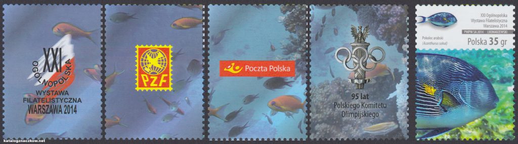 XXI Ogólnopolska Wystawa Filatelistyczna Warszawa 2014 - znaczek nr 4566
