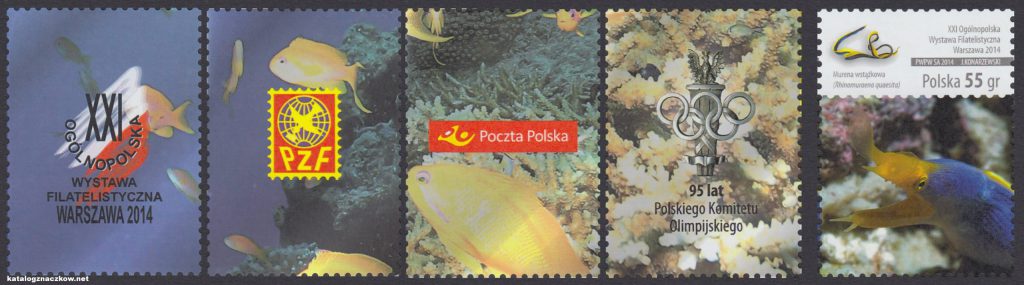 XXI Ogólnopolska Wystawa Filatelistyczna Warszawa 2014 - znaczek nr 4568
