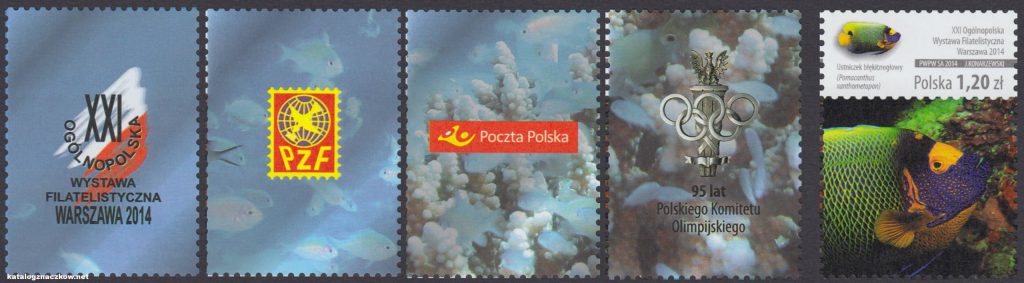 XXI Ogólnopolska Wystawa Filatelistyczna Warszawa 2014 - znaczek nr 4571