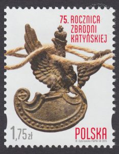 75 rocznica Zbrodni Katyńskiej - znaczek nr 4609