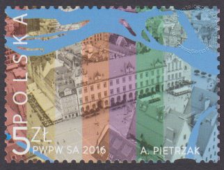 Wrocław Europejska Stolica Kultury 2016 - znaczek nr 4665