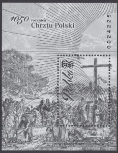 1050 rocznica Chrztu Polski - Blok 194C