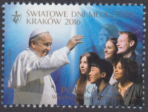 Światowe Dni Młodzieży Kraków 2016 - znaczek nr 4682