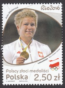 Polscy złoci medaliści - znaczek nr 4737