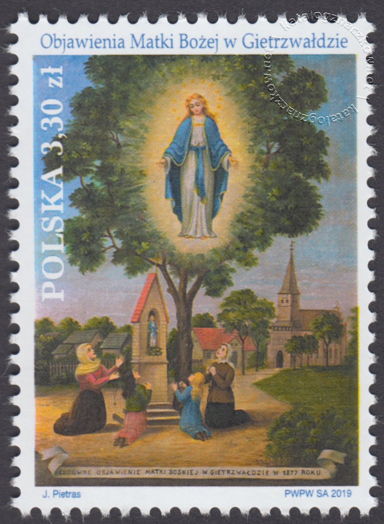 Objawienia Matki Bożej w Gietrzwałdzie znaczek nr 4985