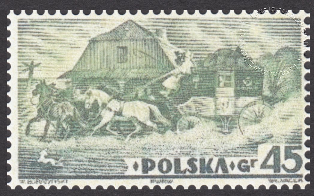 V Ogólnopolska Wystawa Filatelistyczna w Warszawie znaczek nr 307A