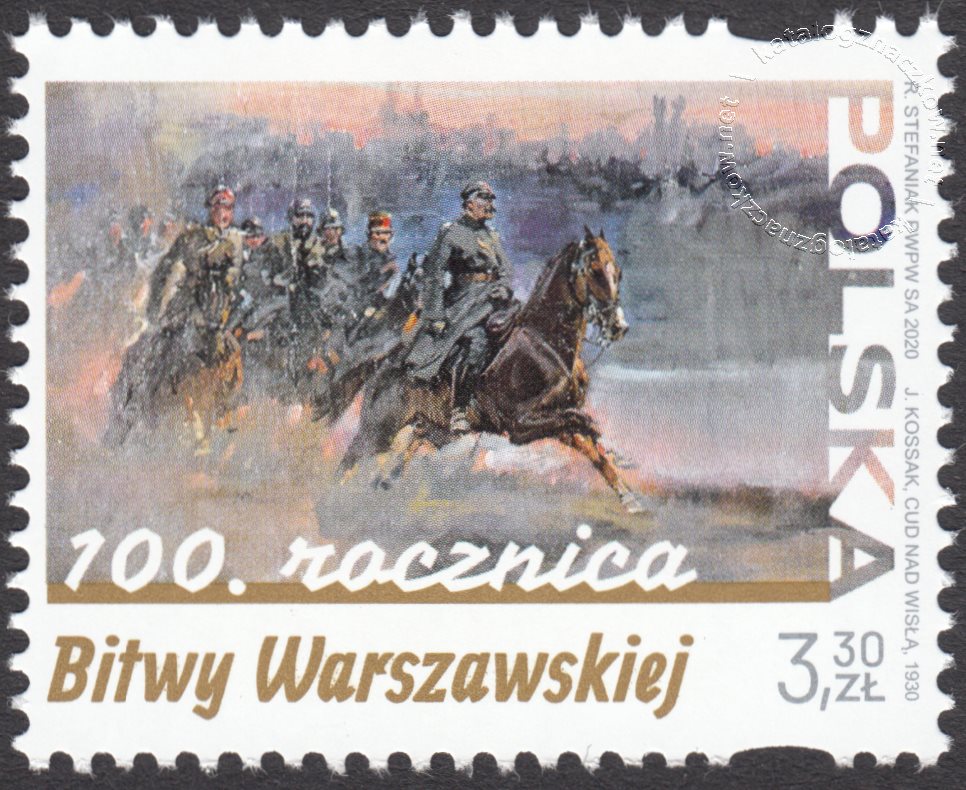 100 rocznica Bitwy Warszawskiej znaczek nr 5072