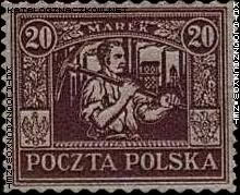 Wydanie dla Górnego Śląska znaczek nr 158