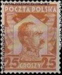 Znaczek obiegowy - Józef Piłsudski - 234