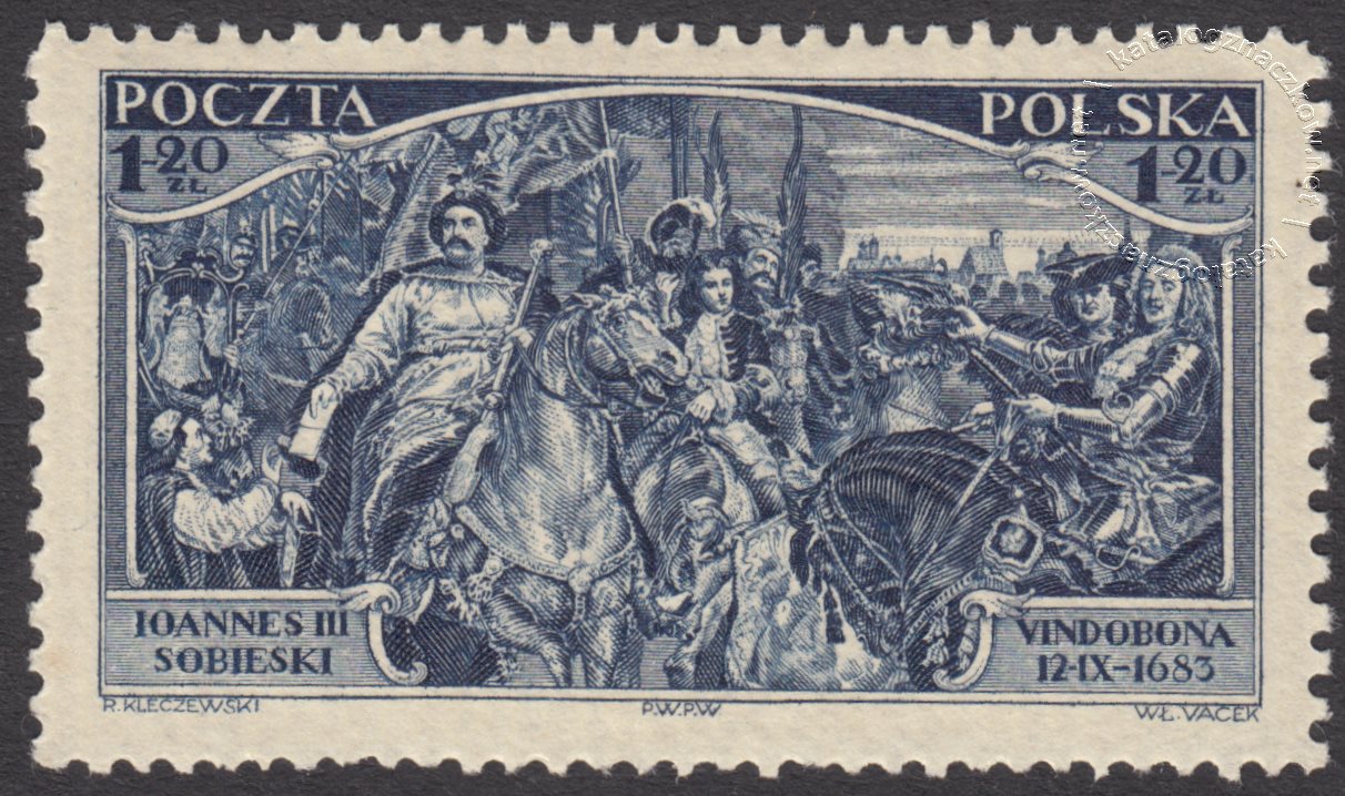 250 rocznica zwycięstwa Jana III Sobieskiego pod Wiedniem znaczek nr 262