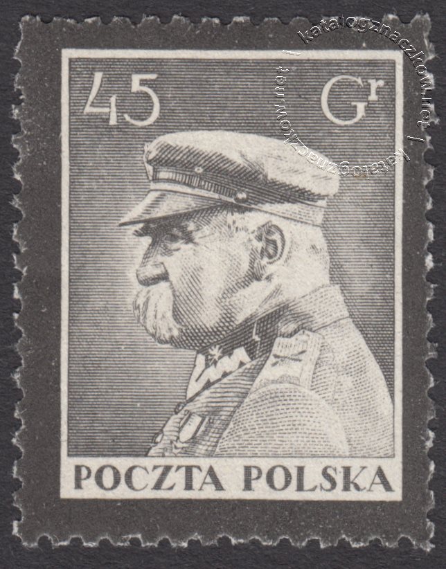 Wydanie żałobne po śmierci J.Piłsudskiego znaczek nr 276