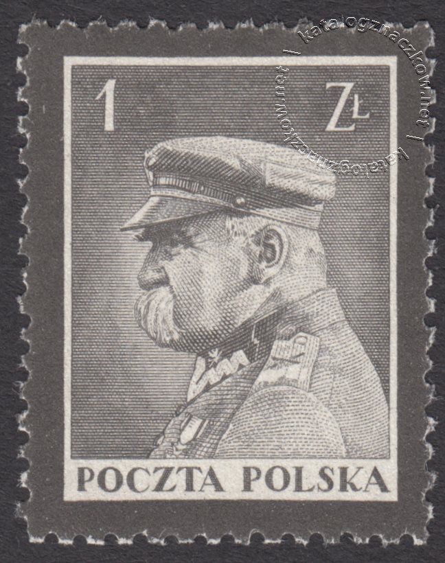 Wydanie żałobne po śmierci J.Piłsudskiego znaczek nr 277