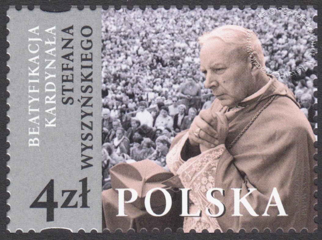 Beatyfikacja Kardynała Stefana Wyszyńskiego znaczek nr 5172