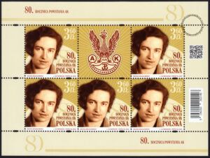 80. rocznica powstania AK - Arkusz znaczków 5196