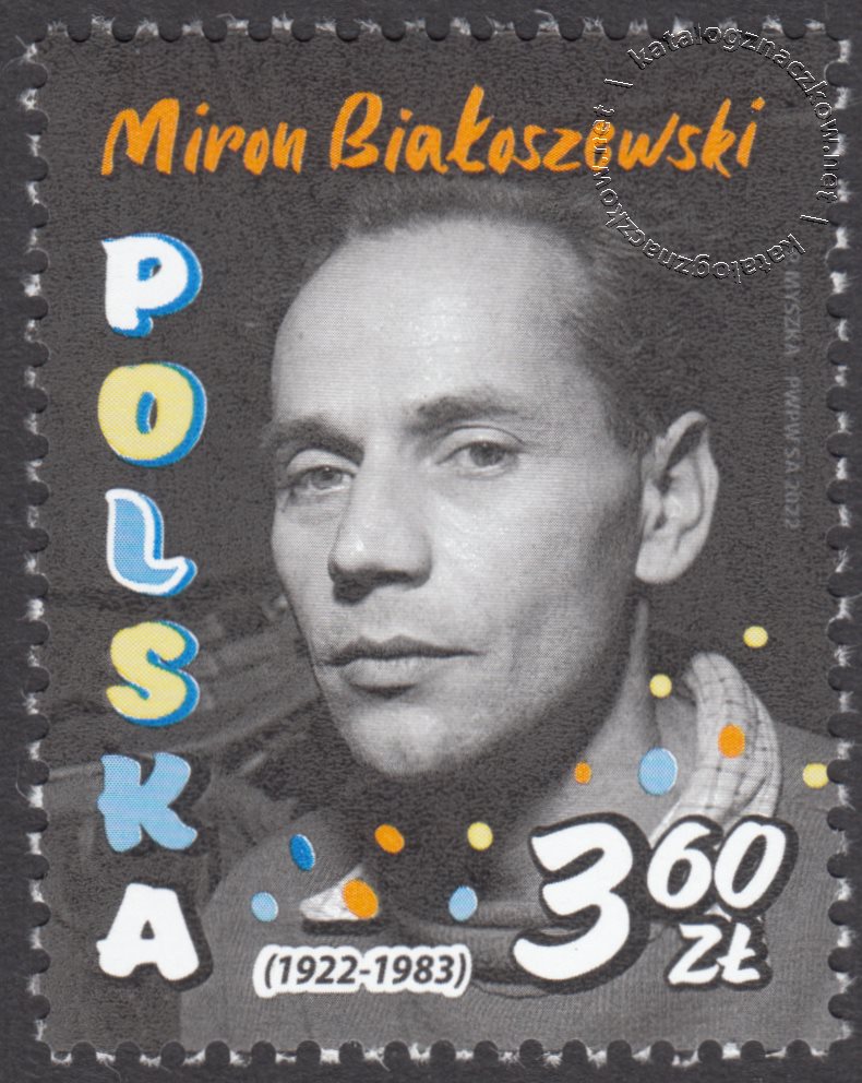 Miron Białoszewski znaczek nr 5245