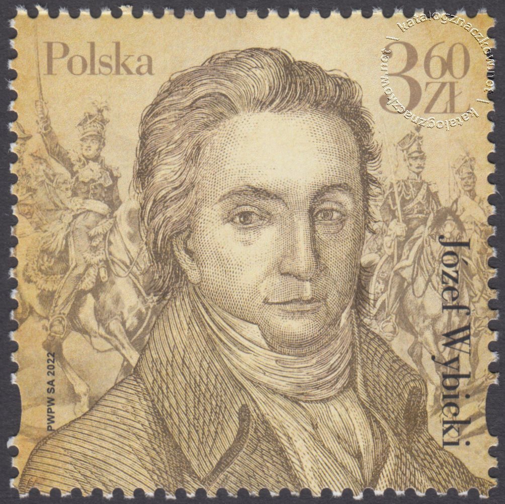 Józef Wybicki – autor słów hymnu Polski znaczek nr 5254