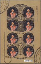 550 rocznica urodzin Mikołaja Kopernika – arkusz znaczków 5286