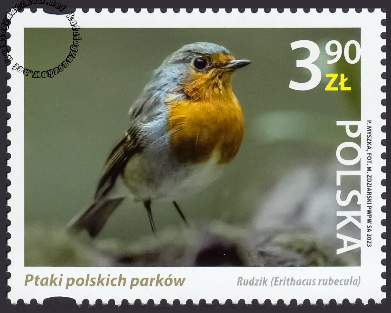 Ptaki polskich parków znaczek nr 5290