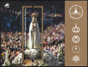 100-lecie Objawień Matki Bożej w Fatimie - wydanie portugalskie - Blok 202Z