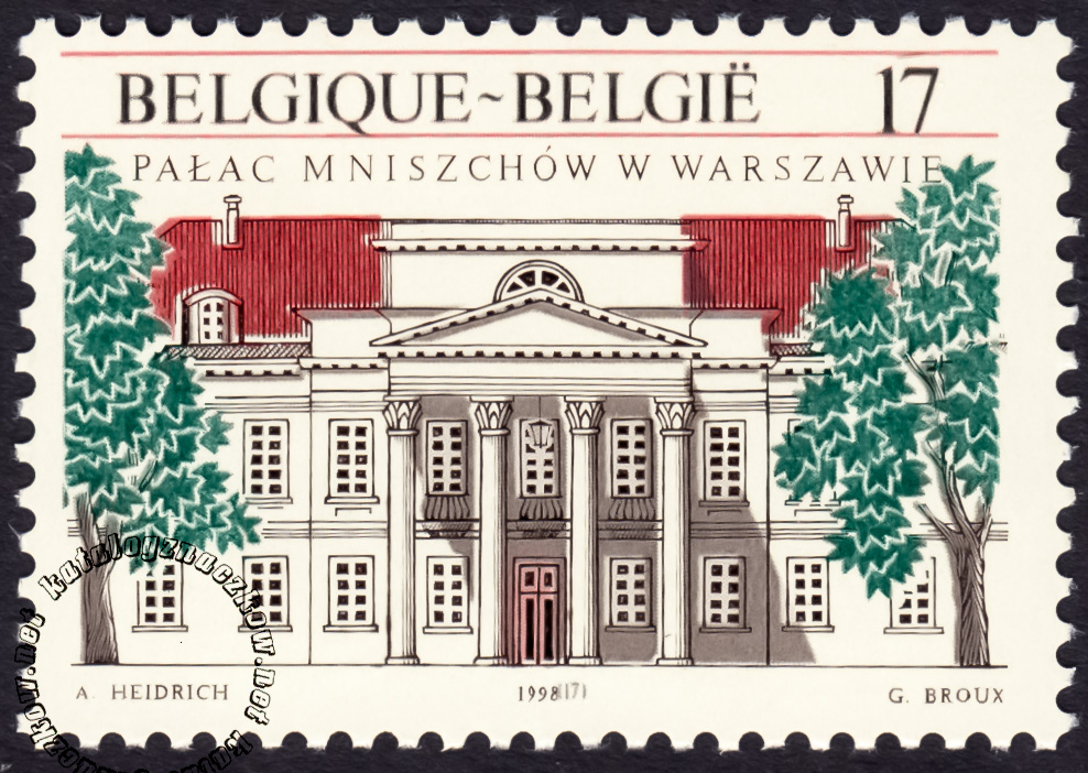 Pałac Mniszchów w Warszawie – wydanie belgijskie – 3581Z