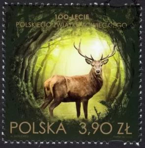 100-lecie Polskiego Związku Łowieckiego znaczek nr 5312