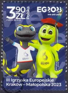 III Igrzyska Europejskie Kraków - Małopolska 2023 znaczek nr 5324