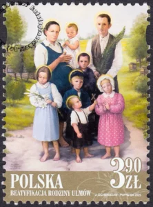 Beatyfikacja Rodziny Ulmów znaczek nr 5339