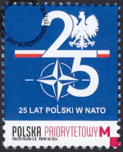 25 lat Polski w NATO znaczek nr 5375