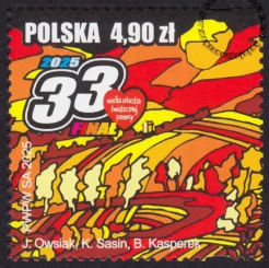 33 Finał Wielkiej Orkiestry Świątecznej Pomocy znaczek numer 5431