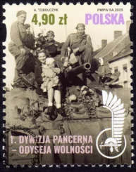 1 Dywizja Pancerna - Odyseja Wolności znaczek numer 3438