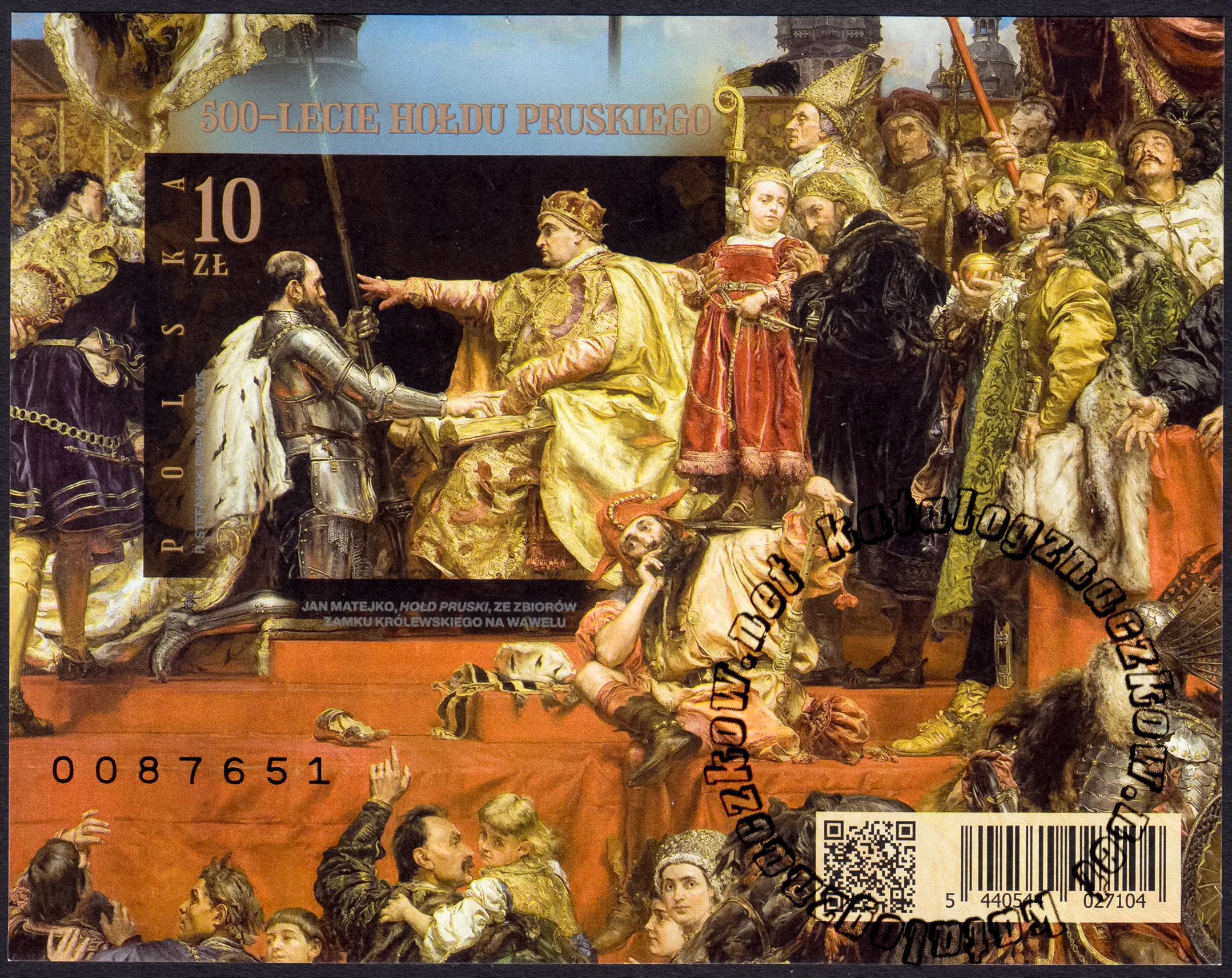 500-lecie hołdu pruskiego blok numer 271A