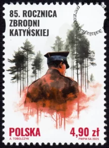 85 rocznica Zbrodni Katyńskiej znaczek numer 5442